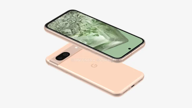 Google Pixel 8a CAD renders