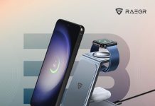Raegr Arc 950 3-in-1 wireless charging stand for Apple, Android devices launched in India for Rs 2,249 (~$27) Raegr Arc 950