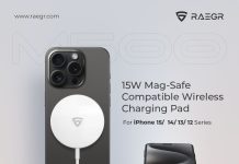 Raegr MagFix Arc M500, a 15W MagSafe compatible charger for iPhones launched in India Raegr MagFix Arc M500