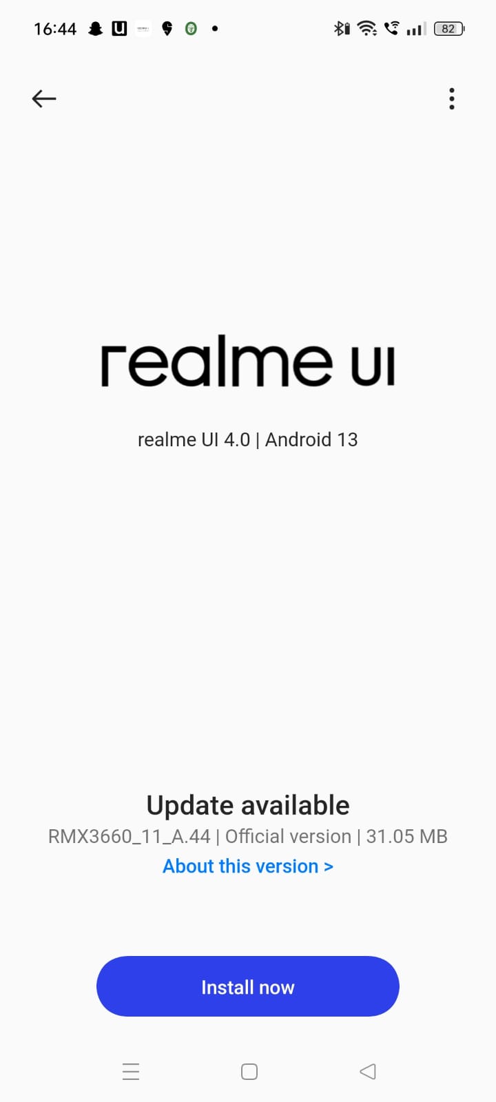 Realme 10 Pro update