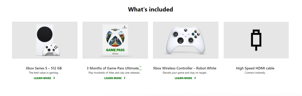 Microsoft Xbox Series S Starter Bundle