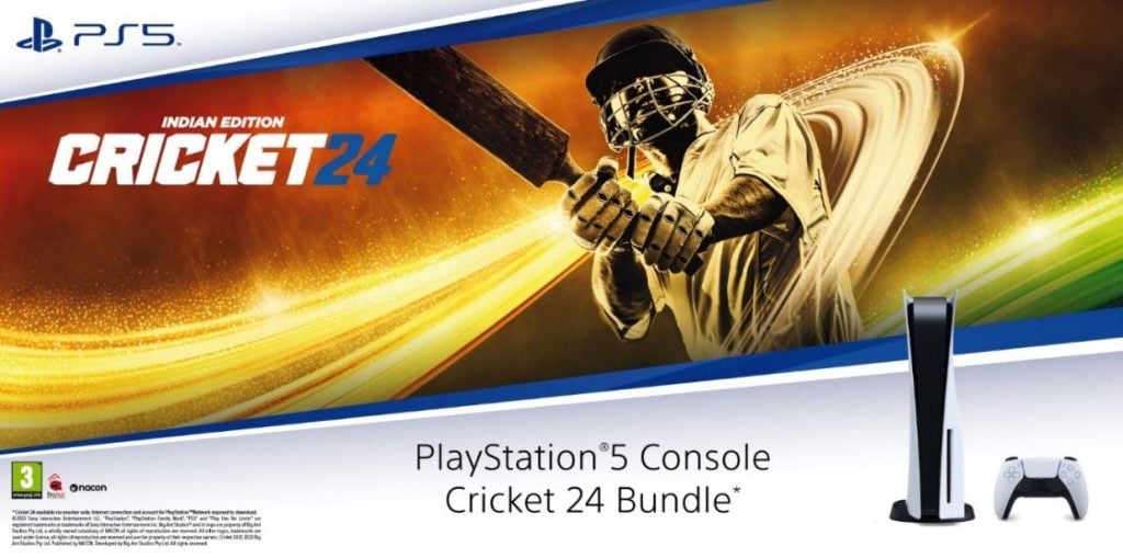 Sony PlayStation 5 Cricket 24 Bundle