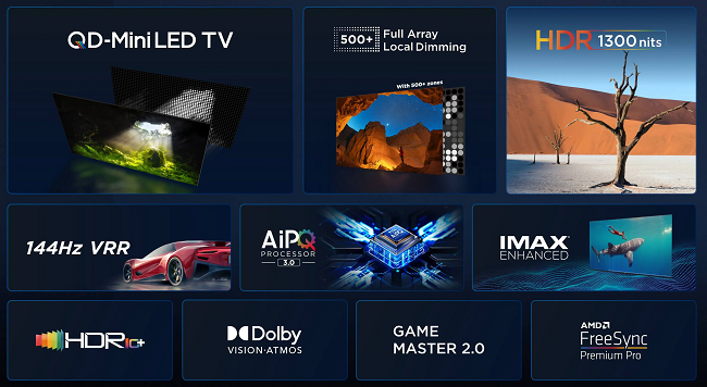 TCL C755 QD Mini LED 4K TV