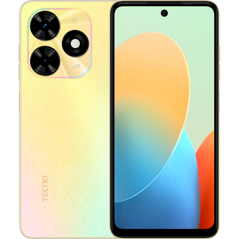 Tecno Pop 8 Alpenglow Gold