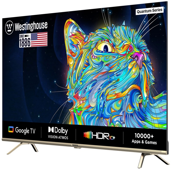 Westinghouse WH65GTX50 Quantum Series 65inch 4K Google TV Rose Gold