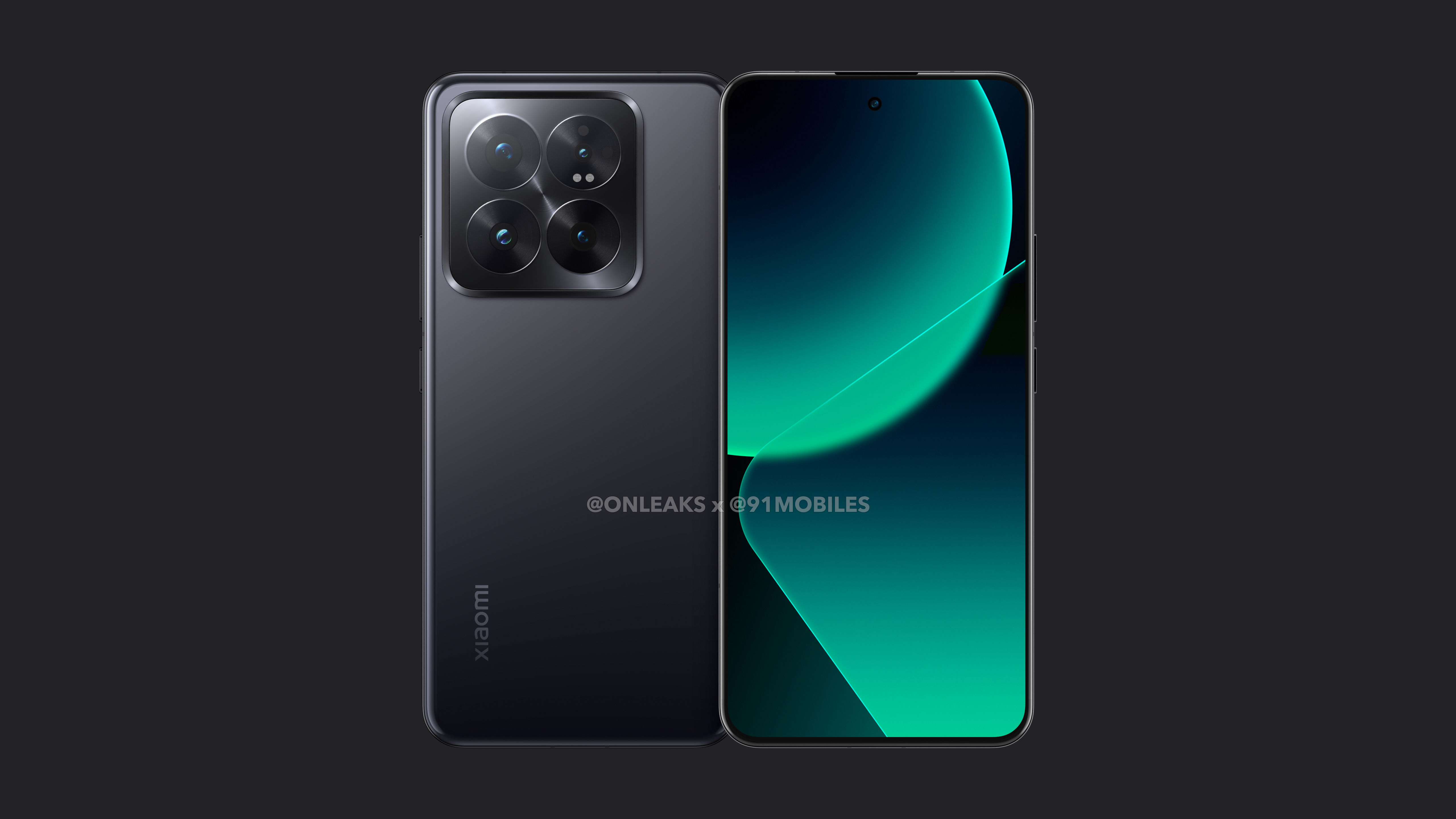 XIaomi 14 Pro CAD render