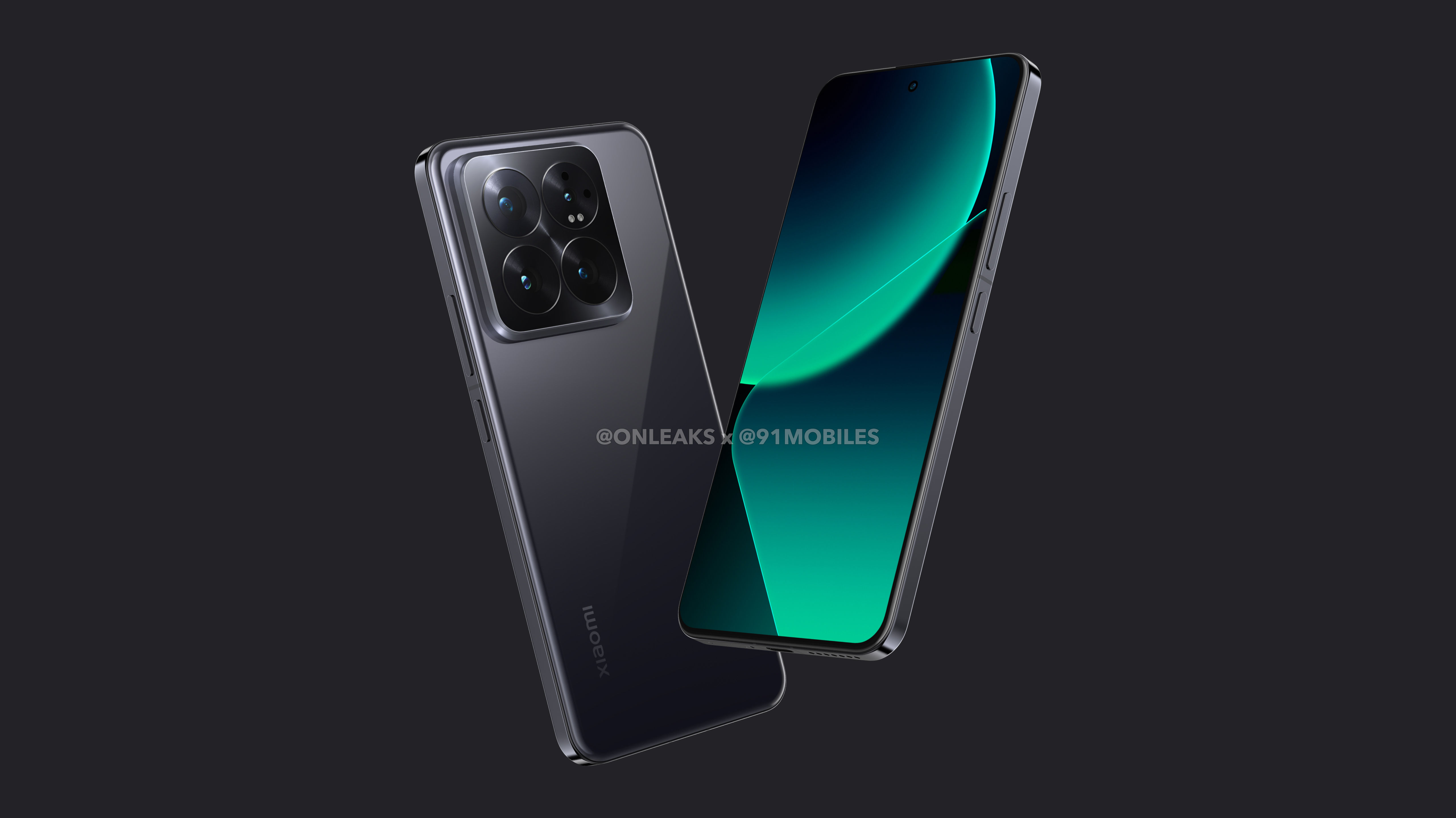 XIaomi 14 Pro CAD render