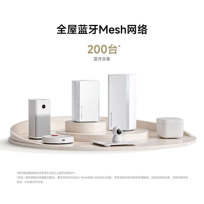 Xiaomi AX3000 Mesh router. A stealthy box with no unsightly