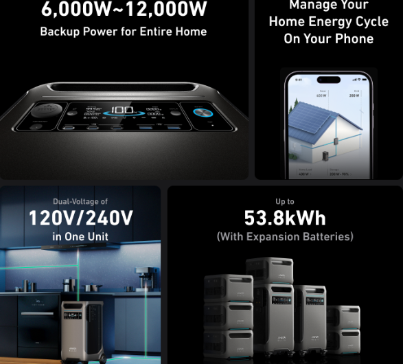 Anker SOLIX F3800 Power Station