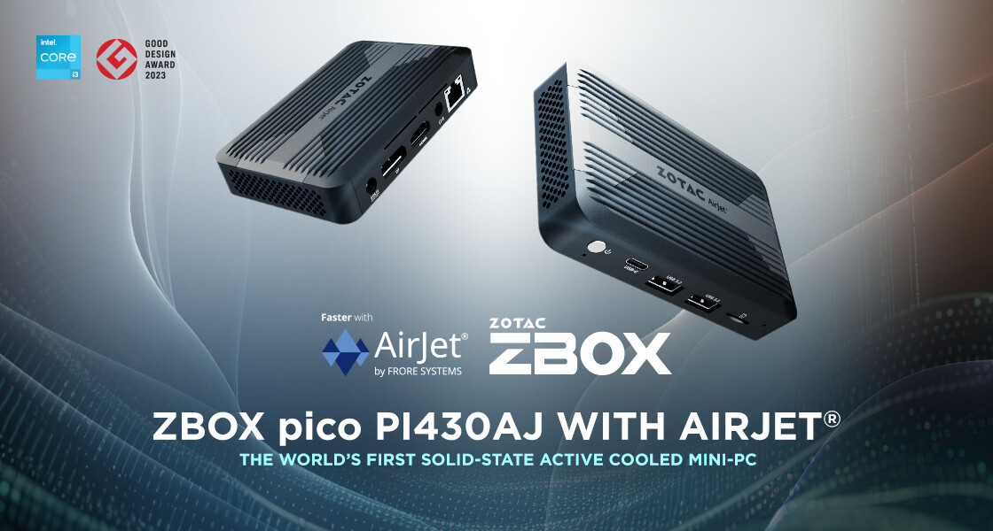 First mini-PC with solid-state active cooling system launches