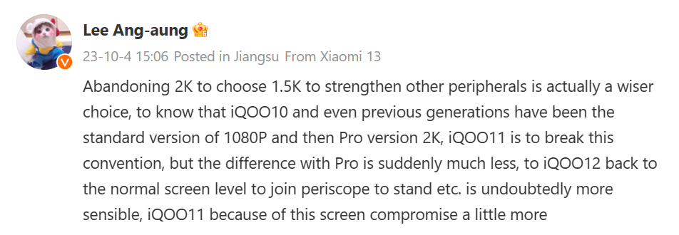 iQOO 12 leak