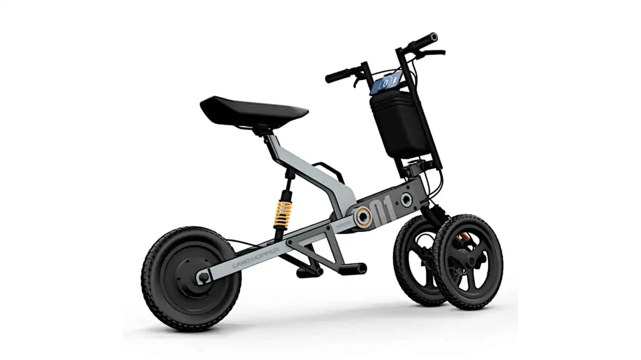 Toyota Land Hopper foldable electric threewheeler concept showcased