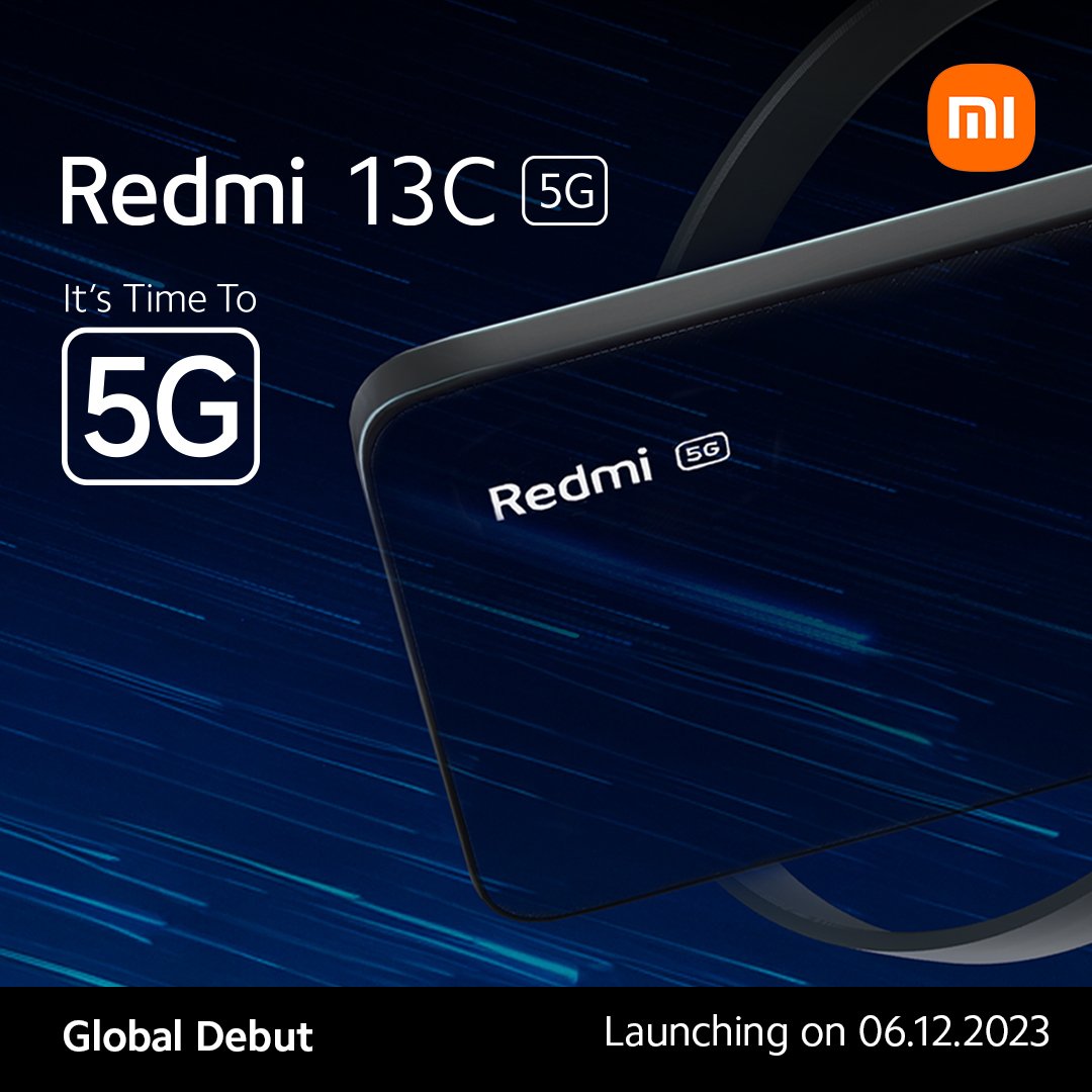 Redmi 13C 5G to launch on December 6 in India, Here's what we know so far -  Gizmochina