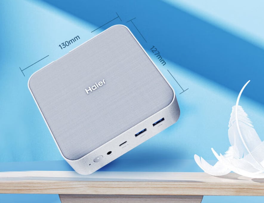 Haier Yunyue mini H12 mini PC with Intel Core i5-12450H CPU and
