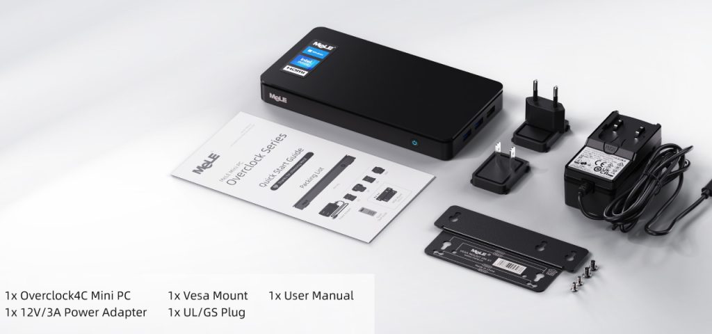 Mini Pc MeLE Overclock4C - Intel N100 16GB RAM 512GB SSD Tiny