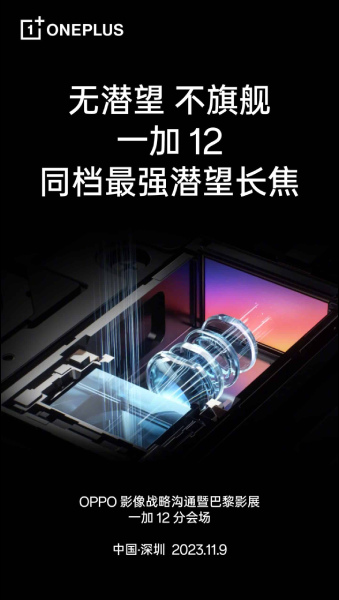 OnePlus 12 Periscope Telephoto Lens