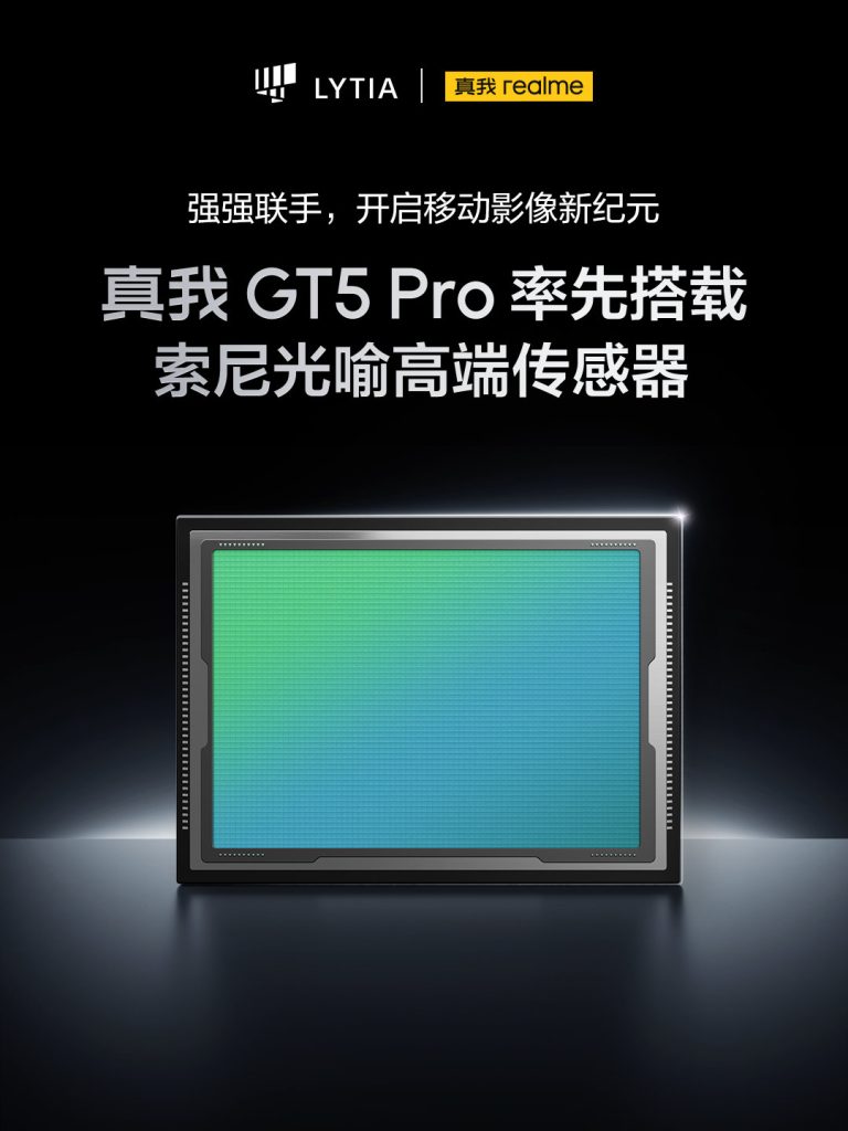 Realme GT 5 Pro Lytia camera sensor