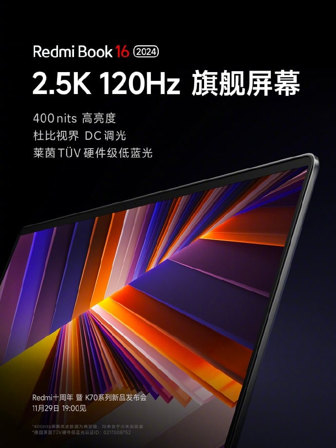 Redmi Book 16 (2024) teaser confirms more key specs ahead of today's ...