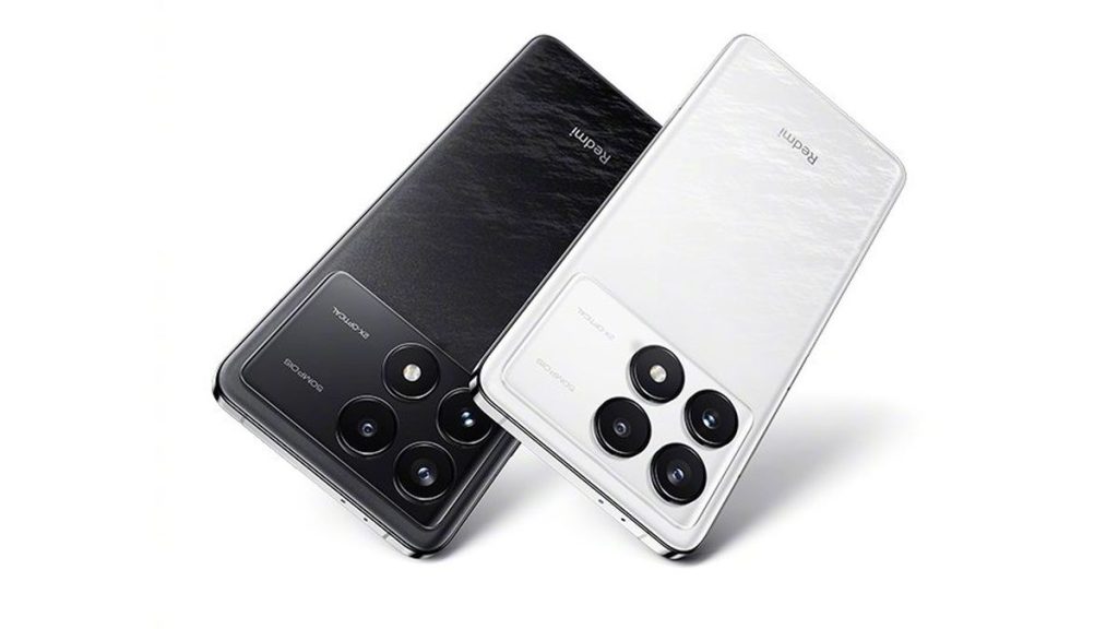 Redmi K70 Pro in white and black