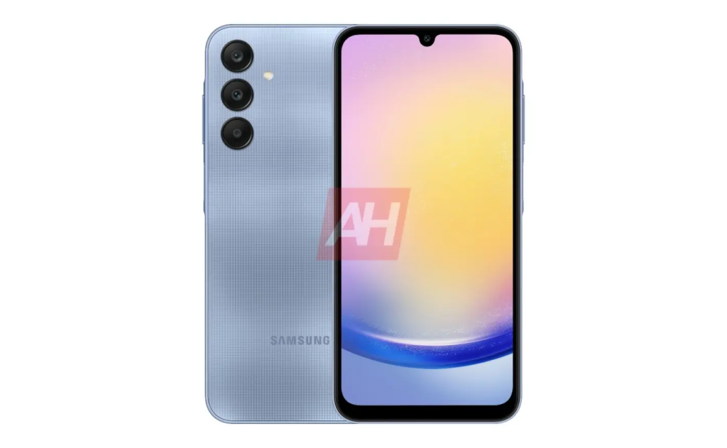 Samsung Galaxy A25 5G leaked render by Android Headlines