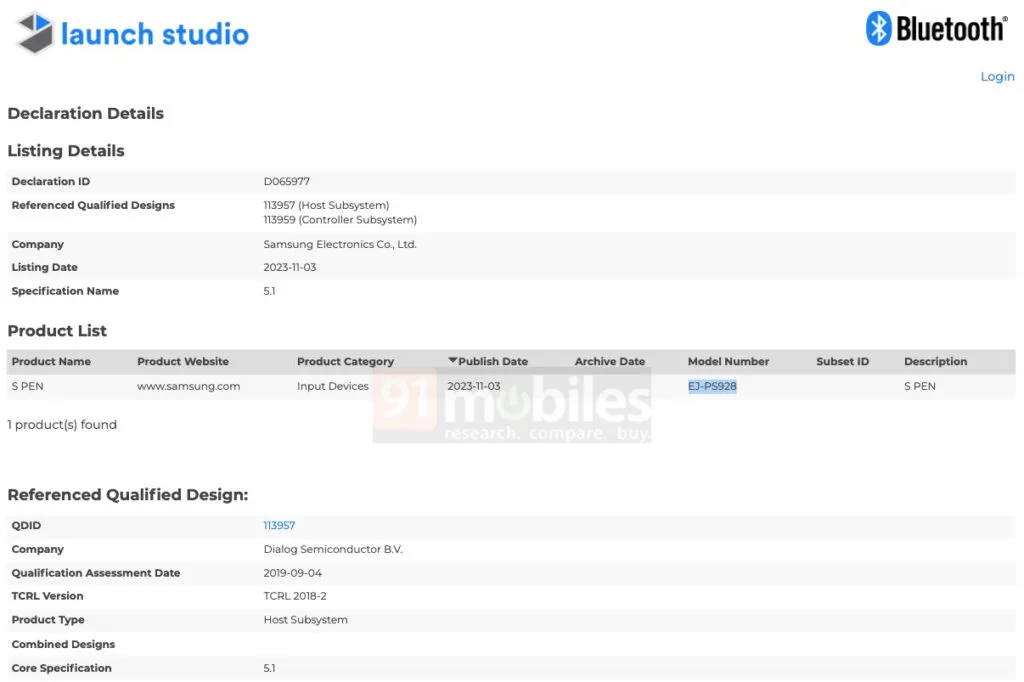 Samsung Galaxy S24 Ultra S Pen