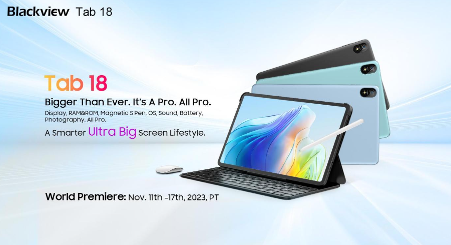 Blackview Tab 18: All-Pro 12''Tablet with 2.4K Display, 24GB RAM, Quad ...