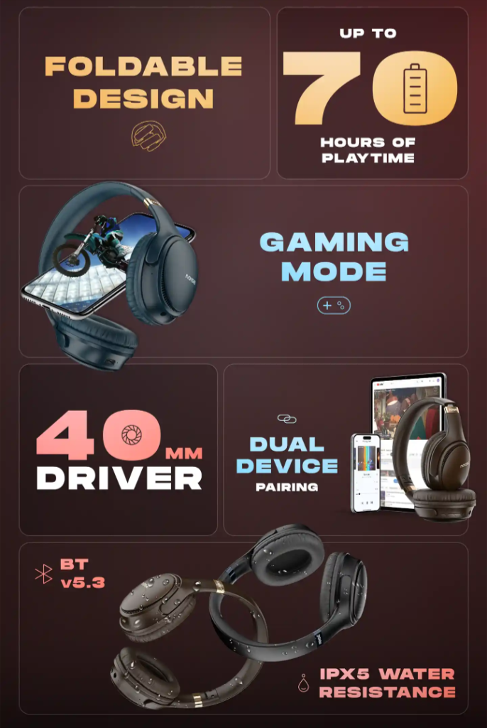 Noise Three wireless headphones