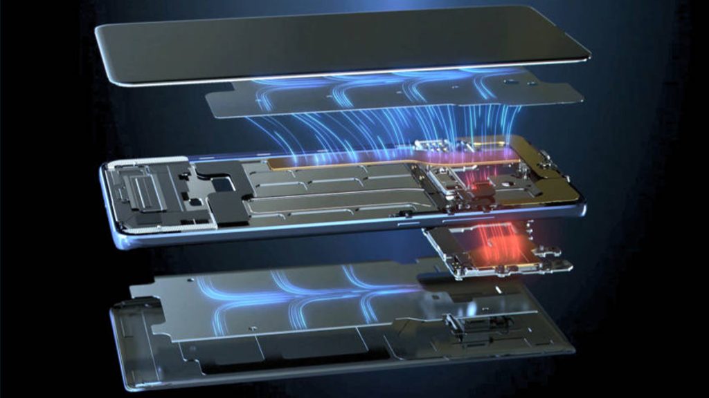 Example of a smartphone cooled with Graphene