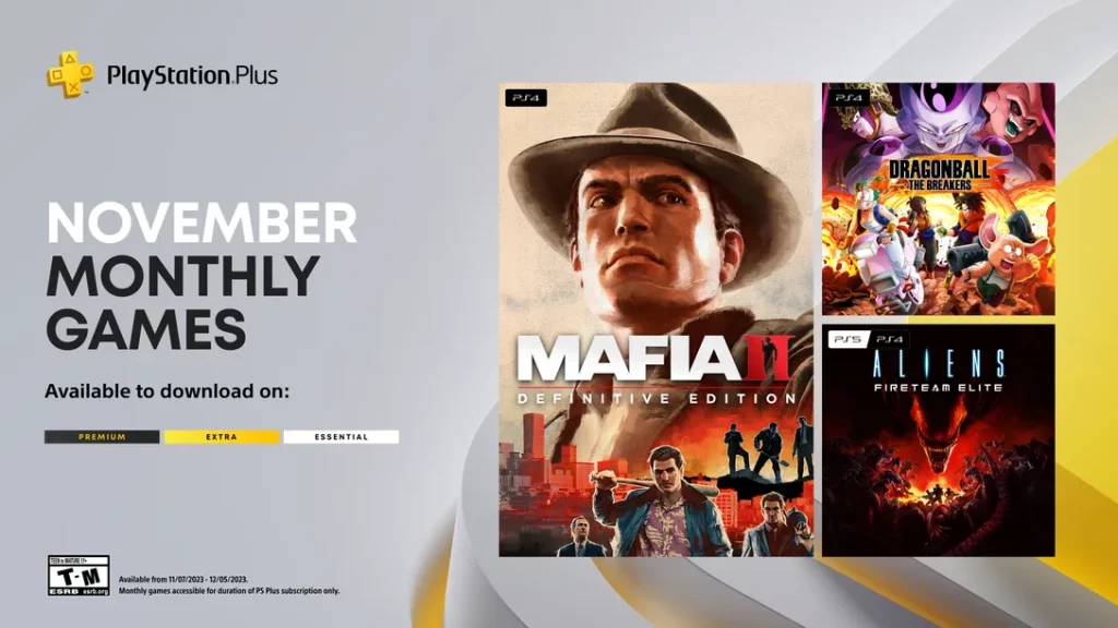 PlayStation Plus Monthly Games for November