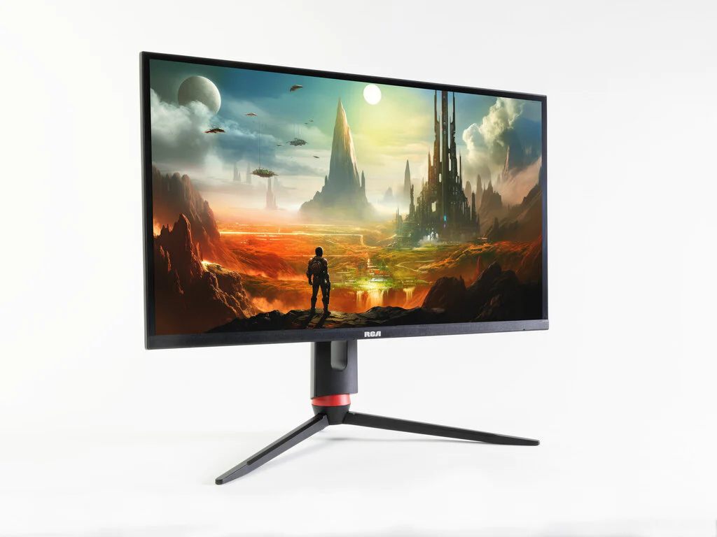 RCA Evolution Premium monitor with 27" QHD IPS panel, 240Hz refresh