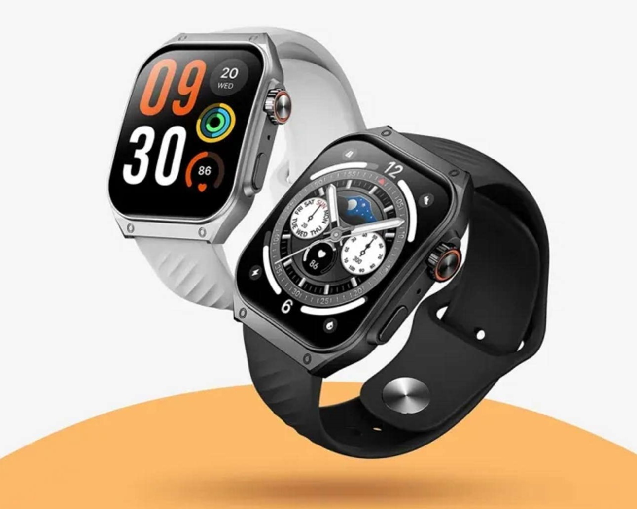 Haylou Watch S8 with AMOLED, blood pressure monitoring, and Bluetooth ...