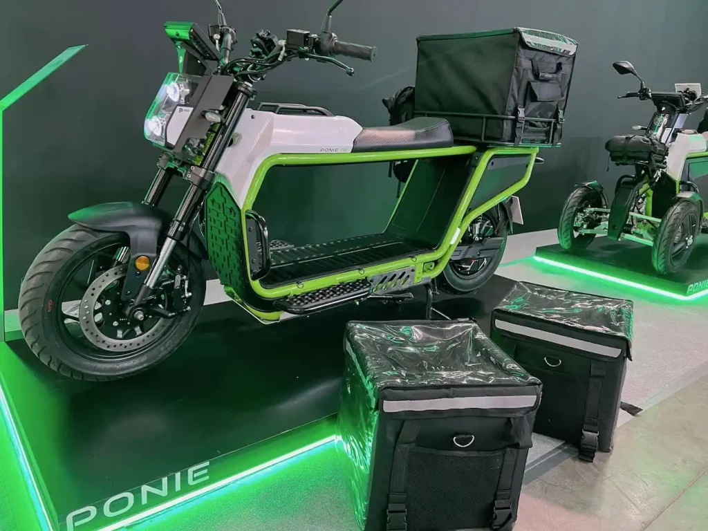 PNY Ponie electric cargo motorcycle