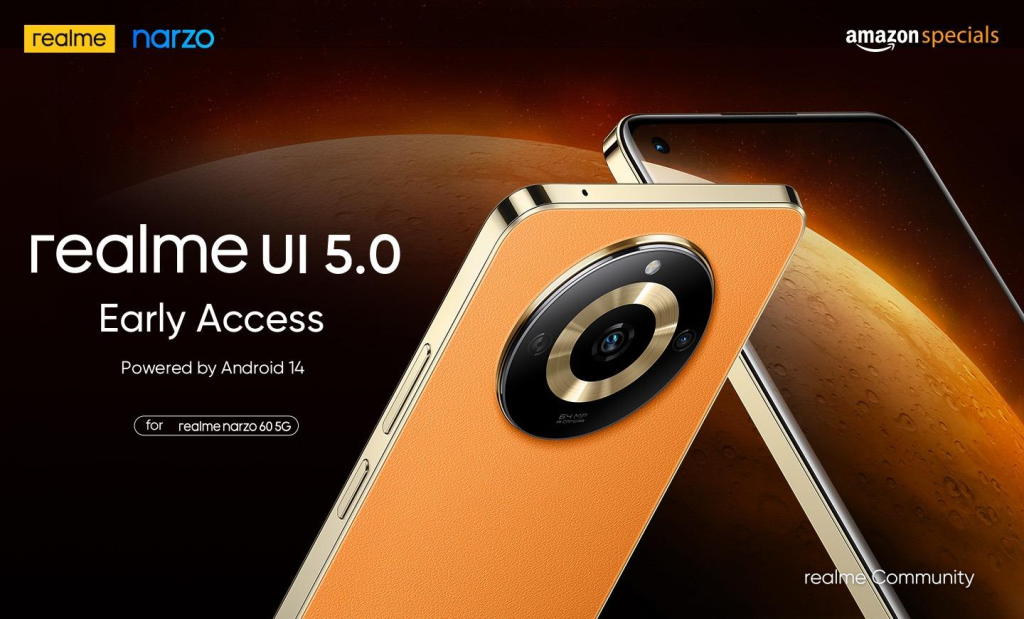 realme narzo 60 5G realme UI 5.0 early access
