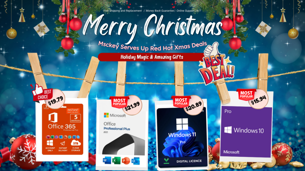Unwrap the Magic of Christmas: Exclusive Deals on Microsoft and Adobe ...