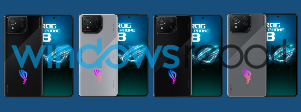 ASUS ROG Phone 8 series leaked renders 1
