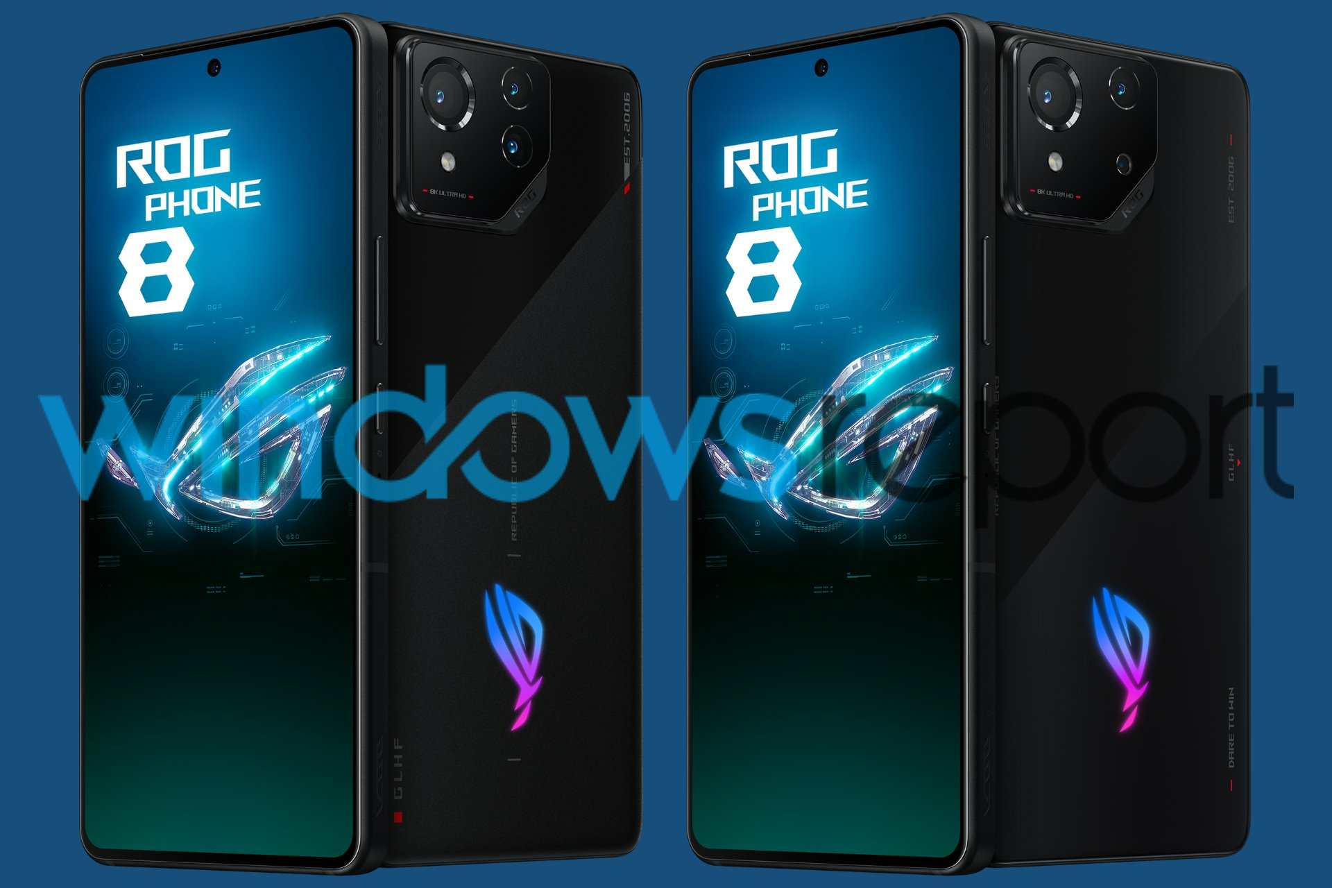 ASUS ROG Phone 8 series leaked renders