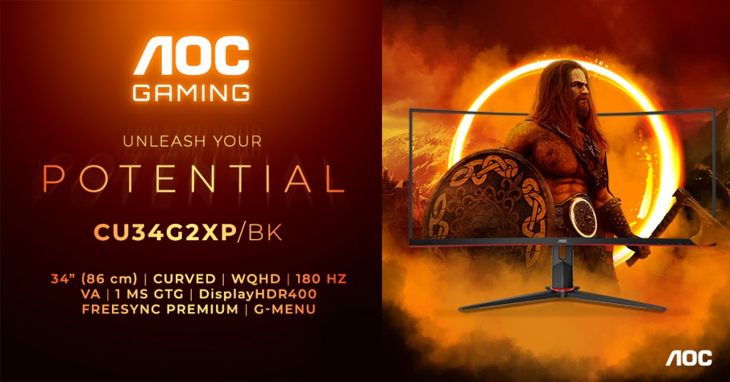AOC Gaming CU34G2XP/BK
