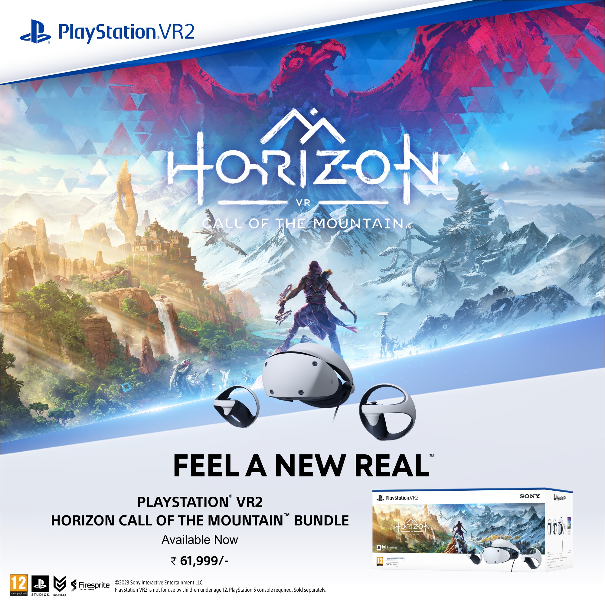 PlayStation VR2 Horizon Call of the Mountain with Accessories Bundle