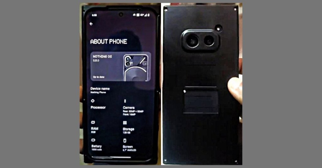 Nothing Phone 2a specifications leak
