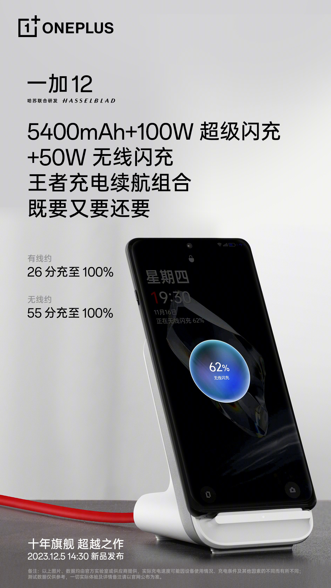 OnePlus 12 handson video leaked, 5,400mAh battery, 50W wireless