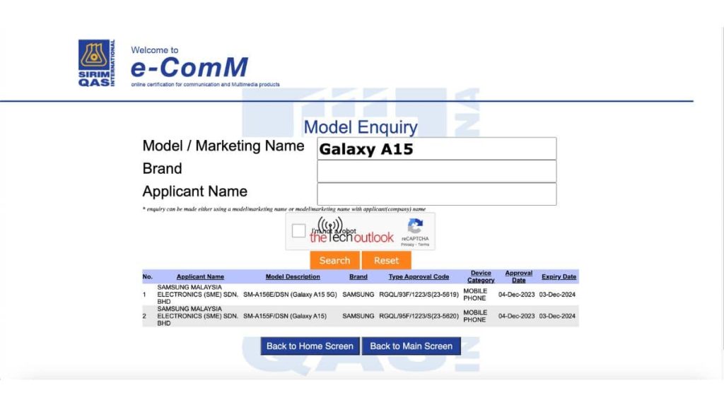 Samsung Galaxy A15 4G