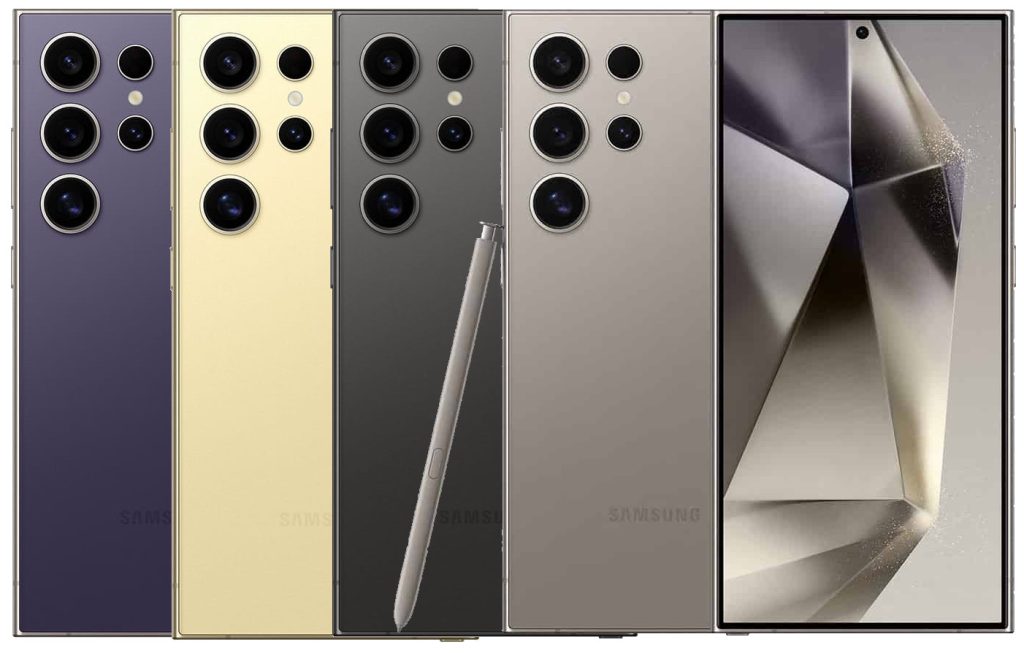 Samsung Galaxy S24 Ultra renders