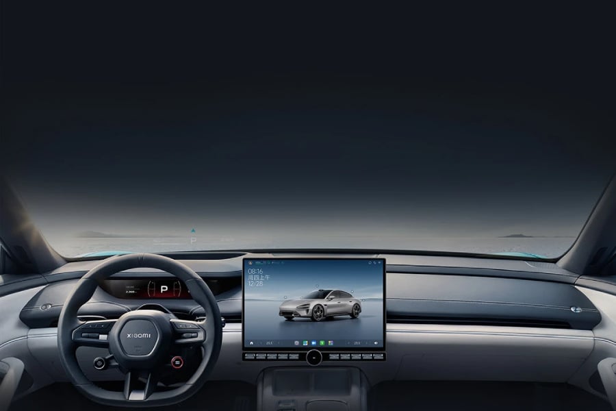 Xiaomi SU7 electric car interior