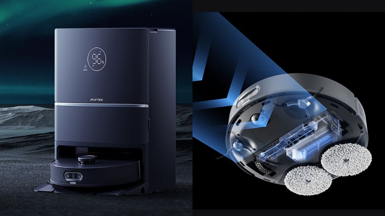 iFlytek AI Vacuum and Mop Robot X3 Pro with AIpowered navigation