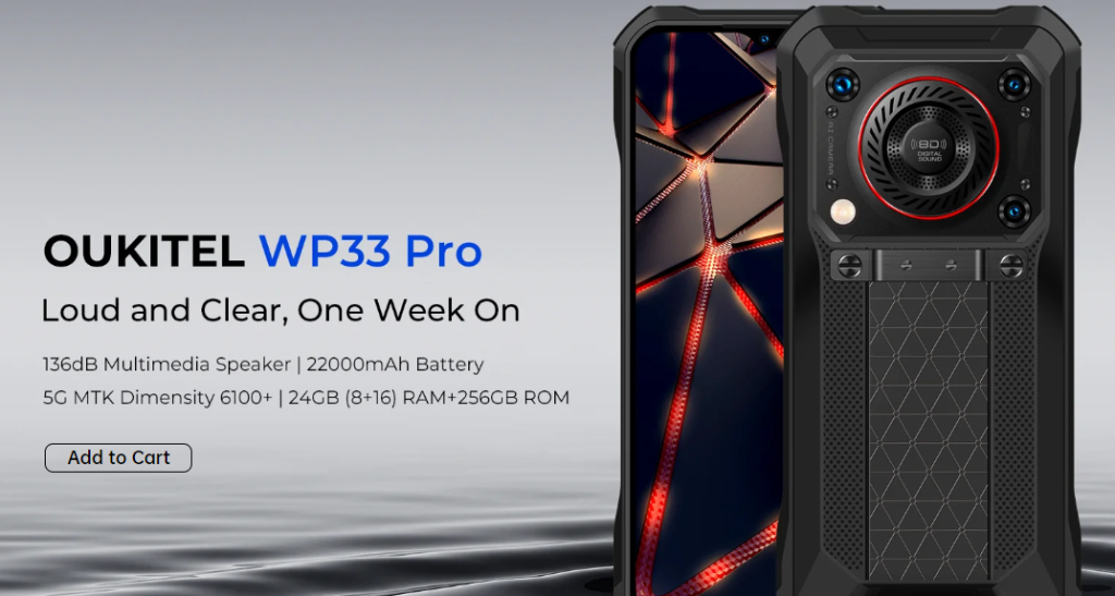 Oukitel WP33 Pro officially launched » YugaTech