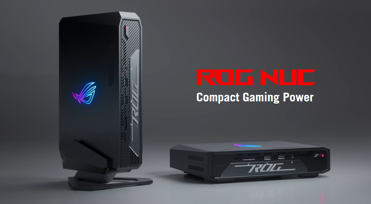 ASUS ROG NUC mini PC with Intel Core Ultra 9 185H & RTX 4070 GPU