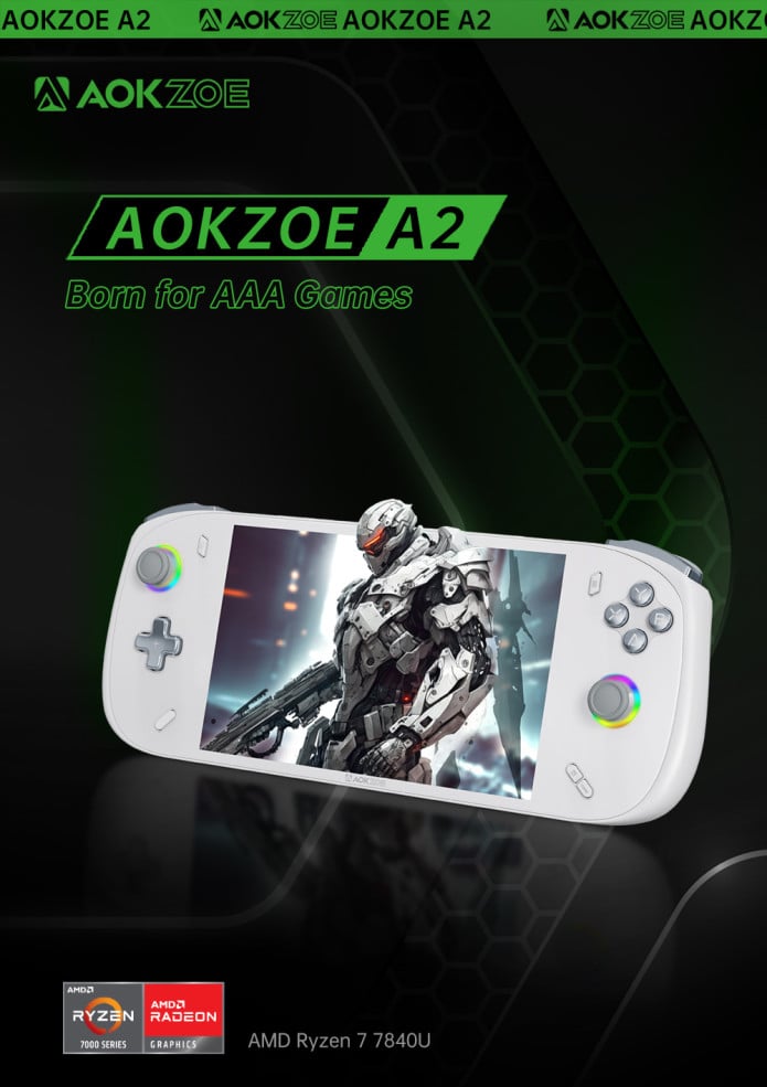 Aokzoe A2 handheld console