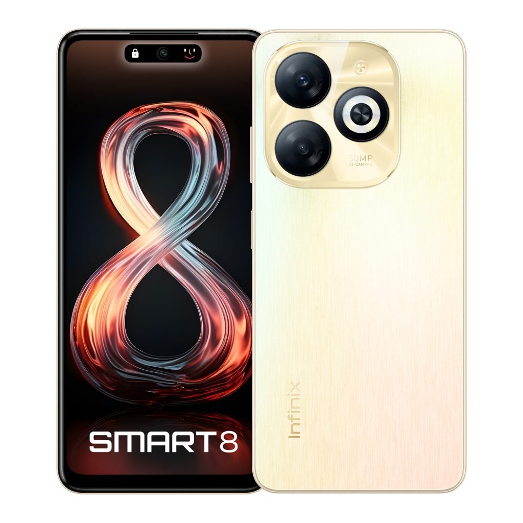 Infinix Smart 8: Shiny Gold