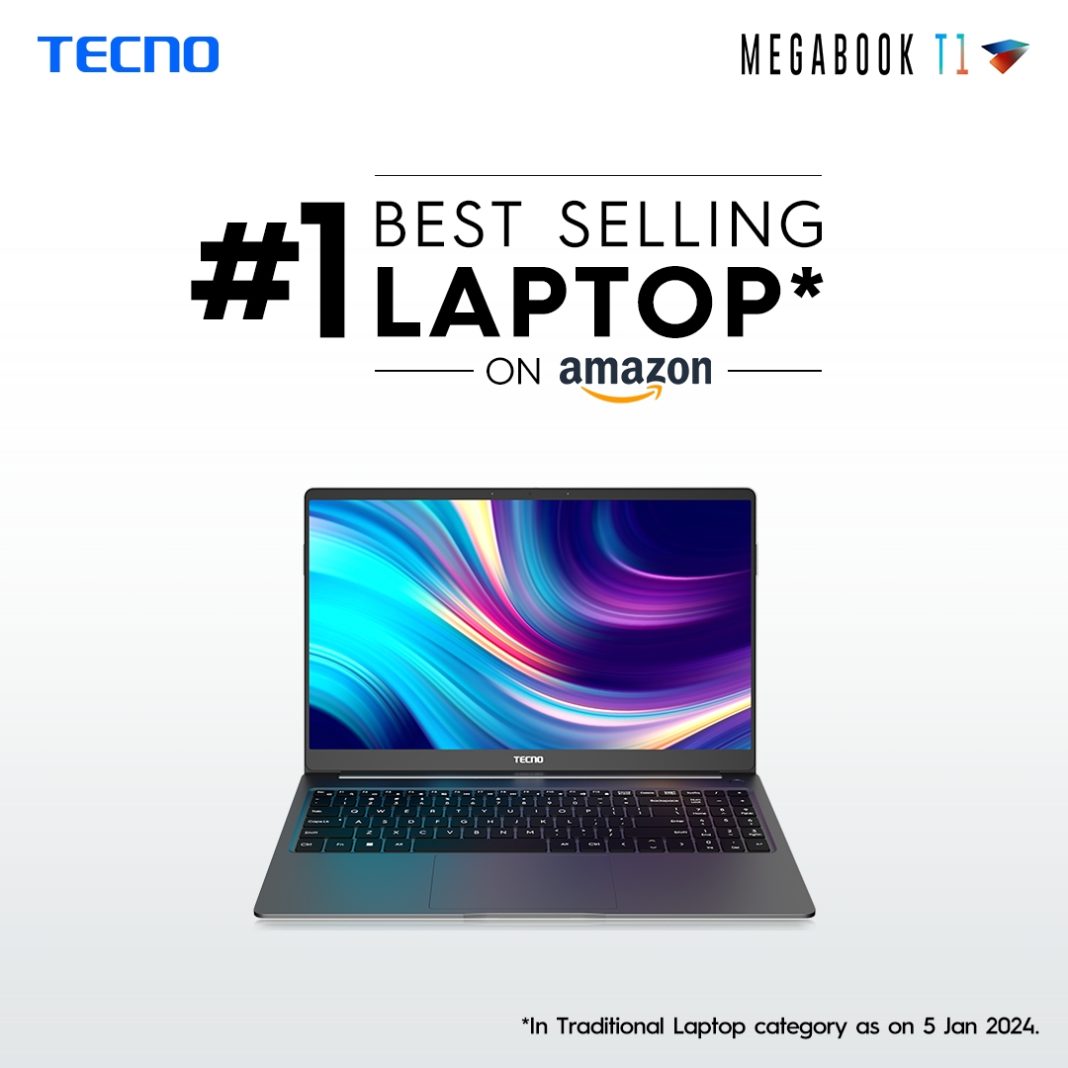 Tecno Megabook T1 laptop becomes #1 best-selling traditional laptop on ...