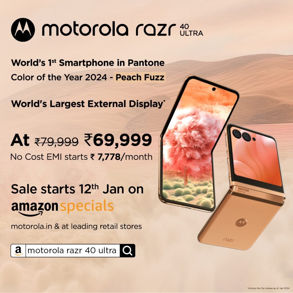 Motorola Razr 40 Ultra Peach Fuzz
